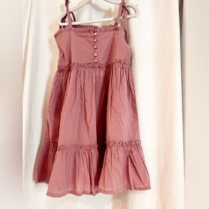 Jamie Kay pink blush summer dress. Organic cotton